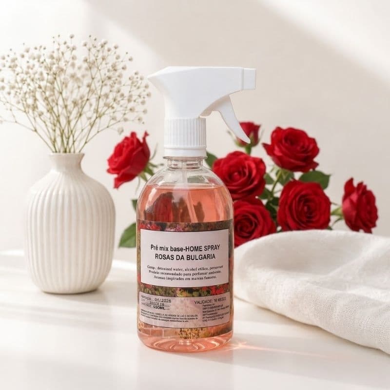 Home Spray de Ambiente 500ml Rosas da Bulgária