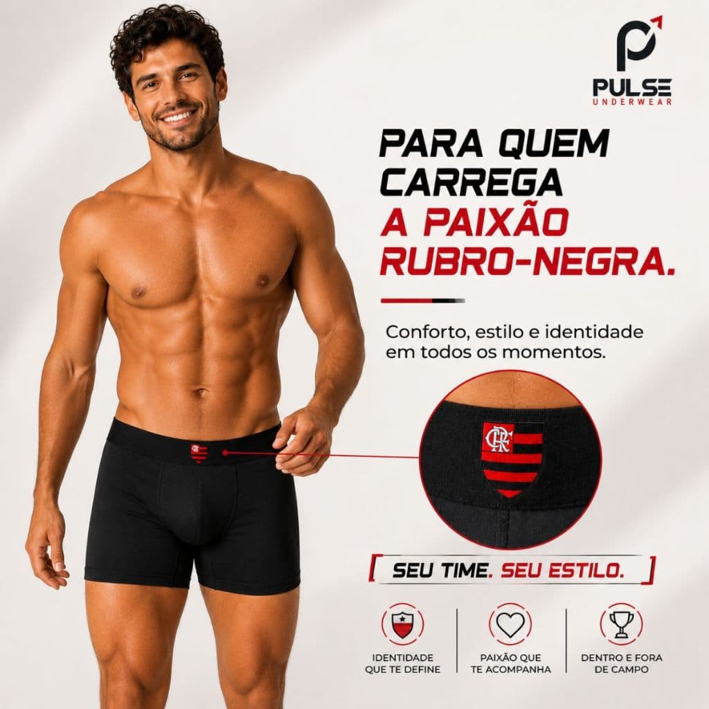 Kit Com 5 Cuecas Boxer De Microfibra Adulto Box Masculina Lisa