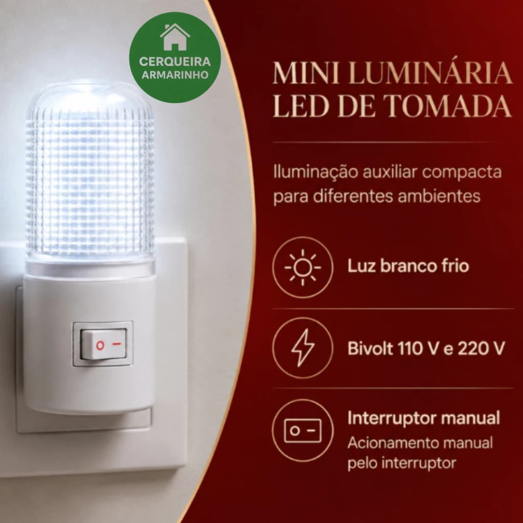 Luminária com 1 ou 2 unidades Abajur de Parede Luminária de Tomada Sem Fio Quarto Escritório Luz Suave LED Lâmpada Berço