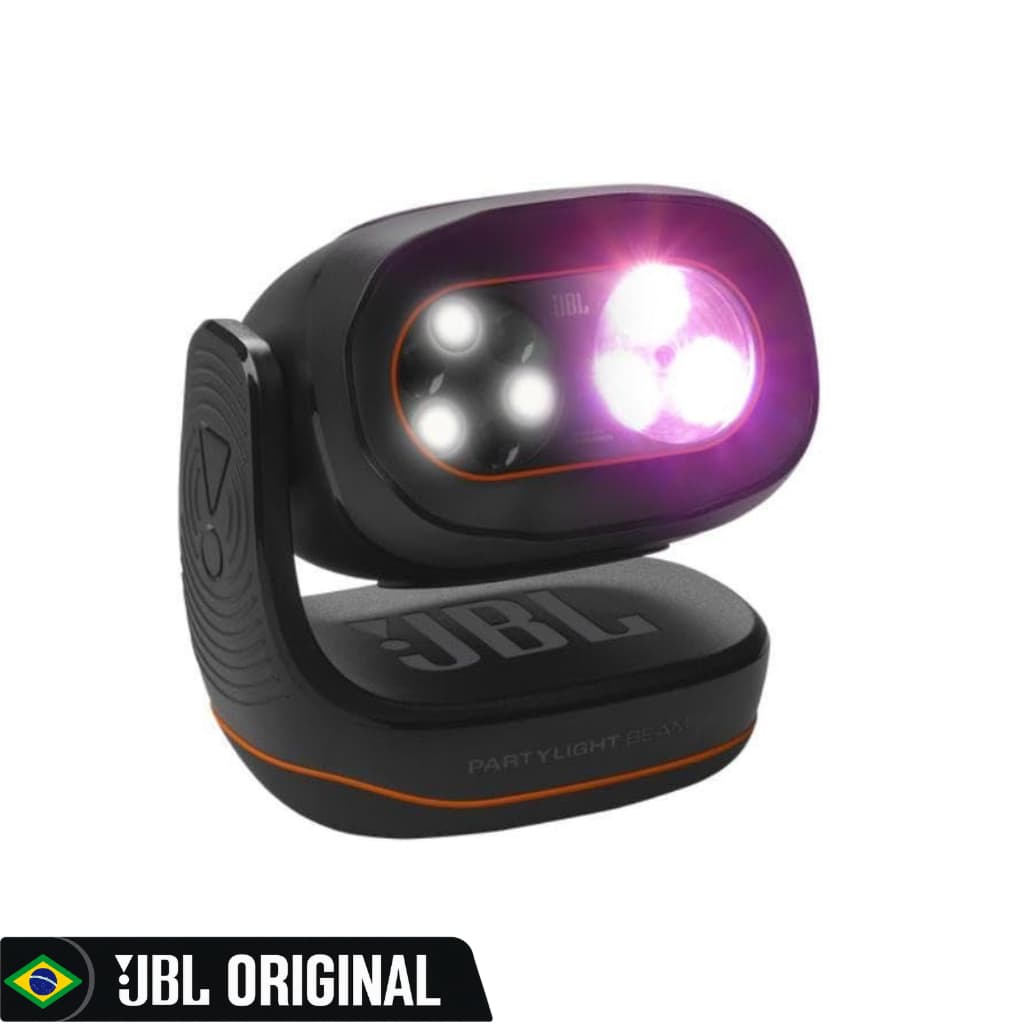 JBL, Luz para Festa Portátil, PartyLight Beam, Personalizável - Preto