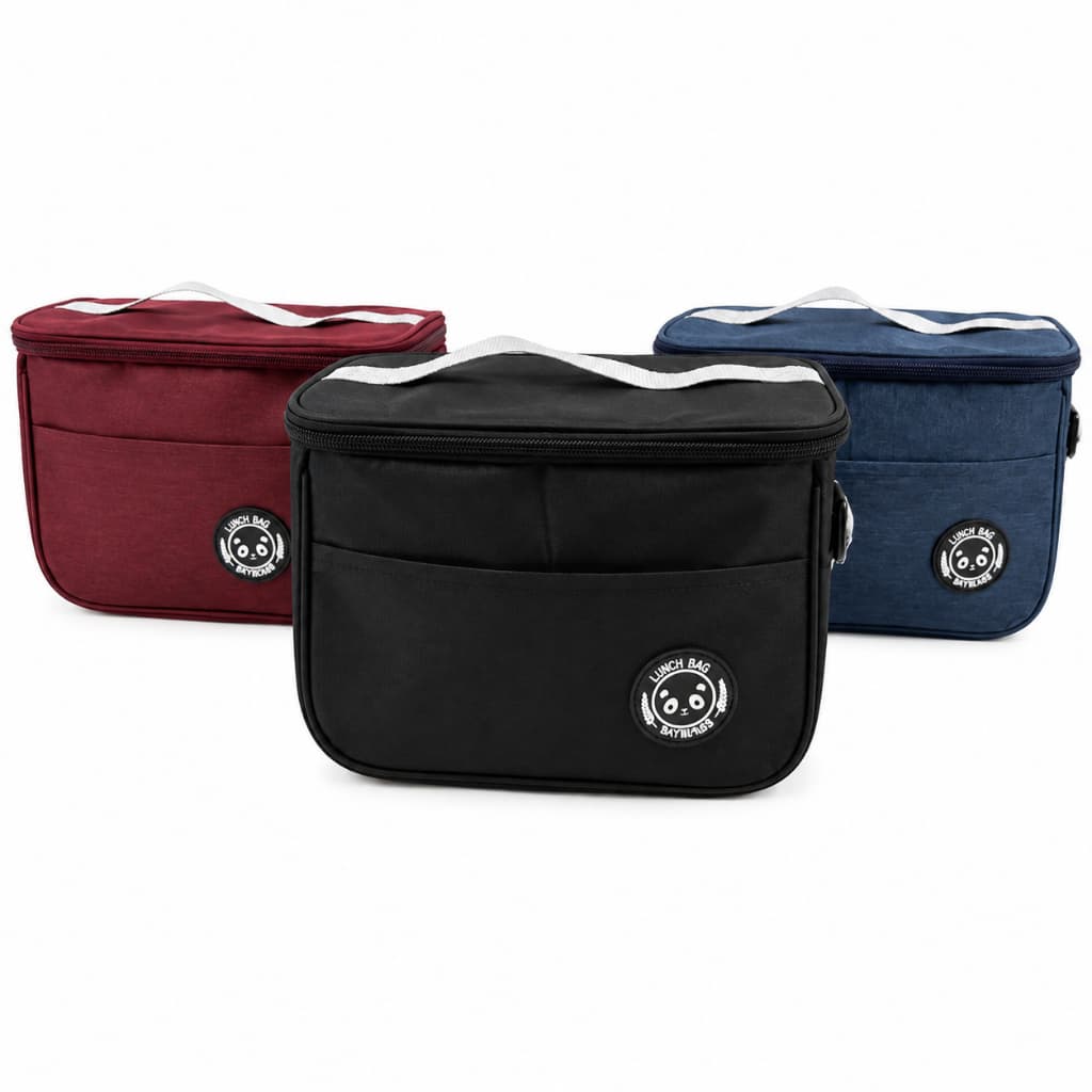 Lancheira Térmica Grande Bolsa Térmica para Marmita Almoço Trabalho Escola Impermeável