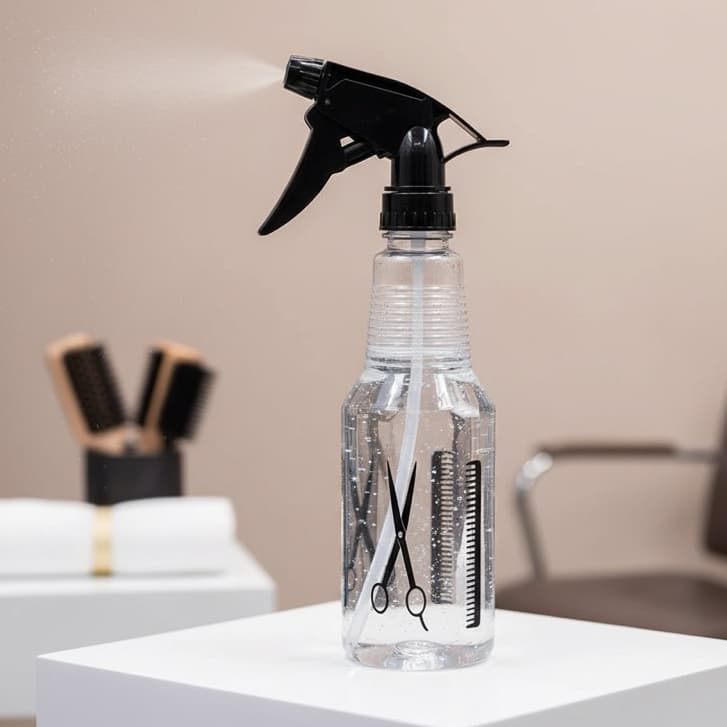 Borrifador Pulverizador Spray 400ml Profissional Jato Fino Para Cabeleireiro Barbeiro Salão