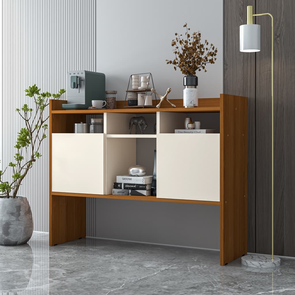Aparador Buffet Moderno com Portas e Nichos para Sala de Jantar ou Cantinho do Café - Cores