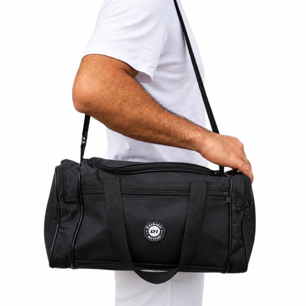 Bolsa Mala De Mão Viagem Pequena Masculina Feminina Bagagem De Bordo Preta