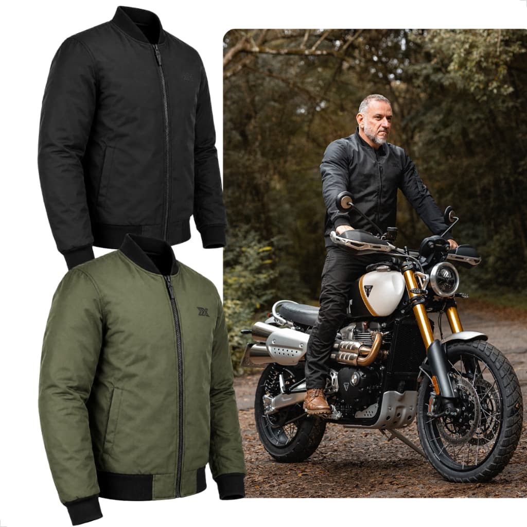 Jaqueta Motociclista Masculina Texx Overland com Aramida e Protetores Nível 1 Touring Casual Viagens