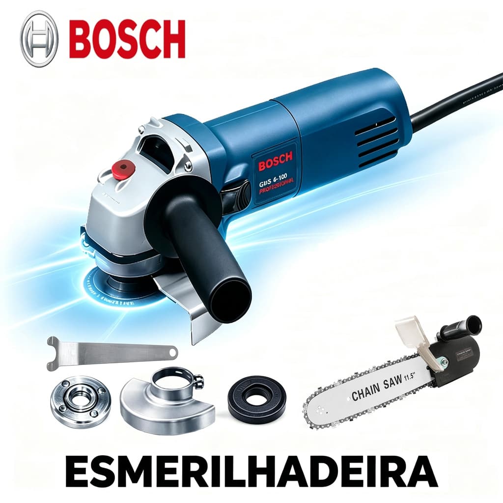 Lixadeira bosch 220V Esmerilhadeira Angular 1000W Esmerilhadeira e Lixadeira Elétrica 110V