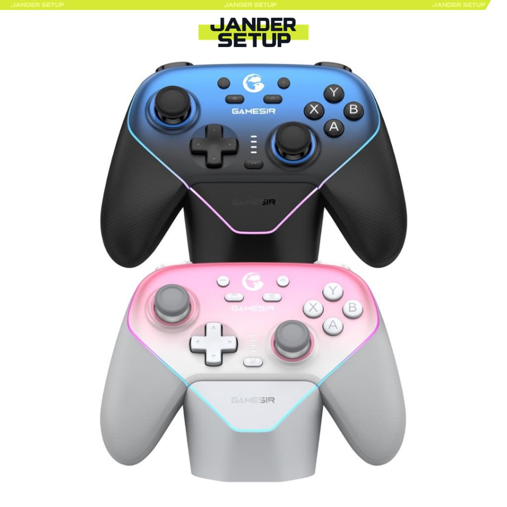 Controle GameSir Super Nova, Sem Fio, Hall Effect, Giroscópio, 1000Hz para PC/ Switch/ Android e iOS