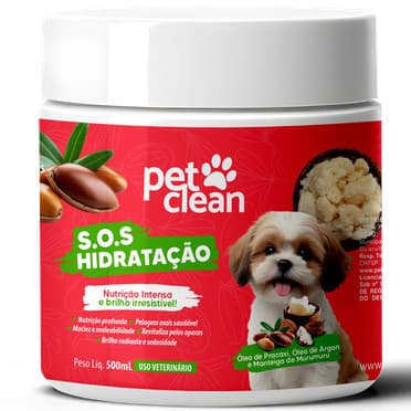 PET CLEAN MASCARA SOS NUTRICAO INTENSA 500G