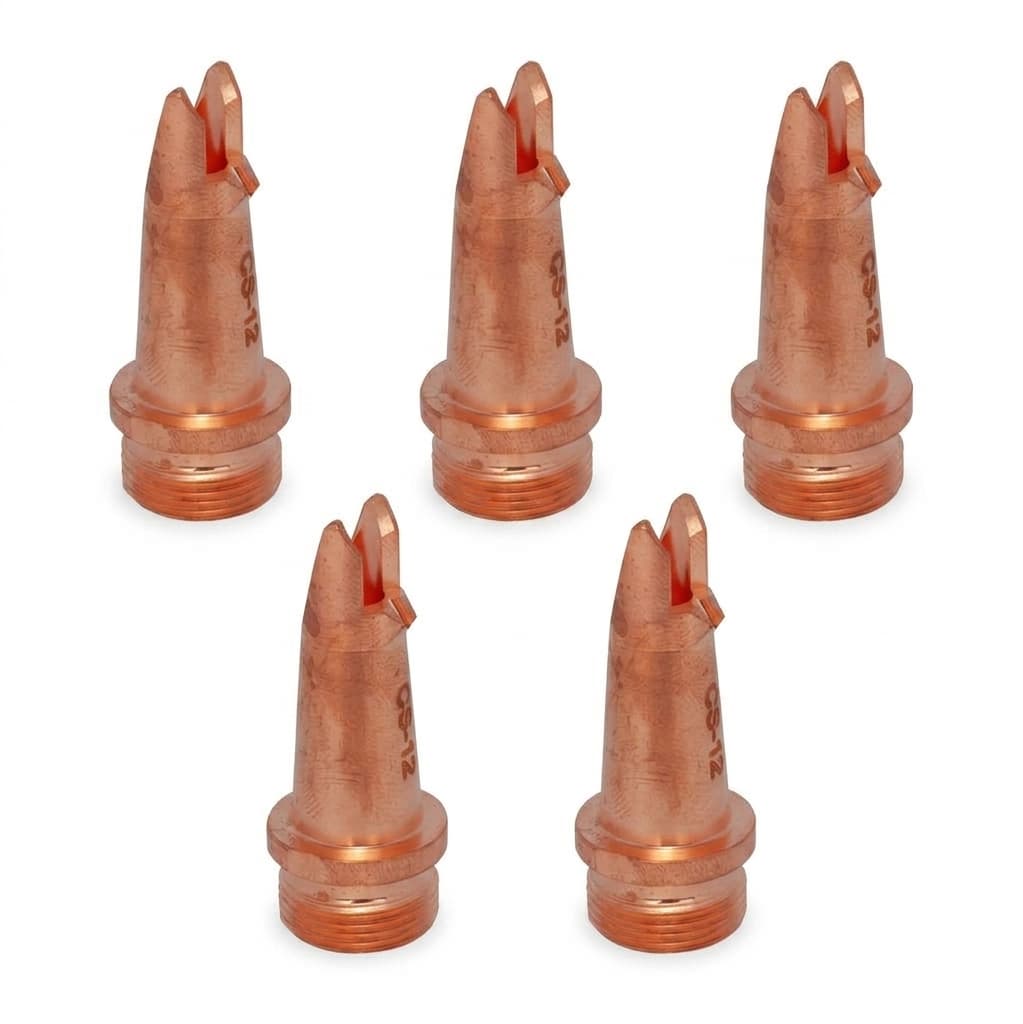 Kit 5 Bico De Solda A Laser Cs-12 Para Arame De 1.2 Rosca M16 Soldagem