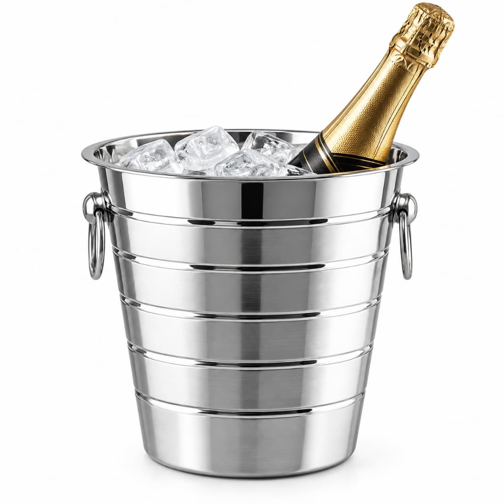 Balde de Champanhe Premium Inox 4 Litros Refresque - AD