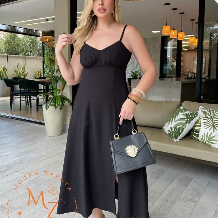 VESTIDO MIDI FEMININO, VESTIDO HELENA, VESTIDO CASUAL BÁSICO.