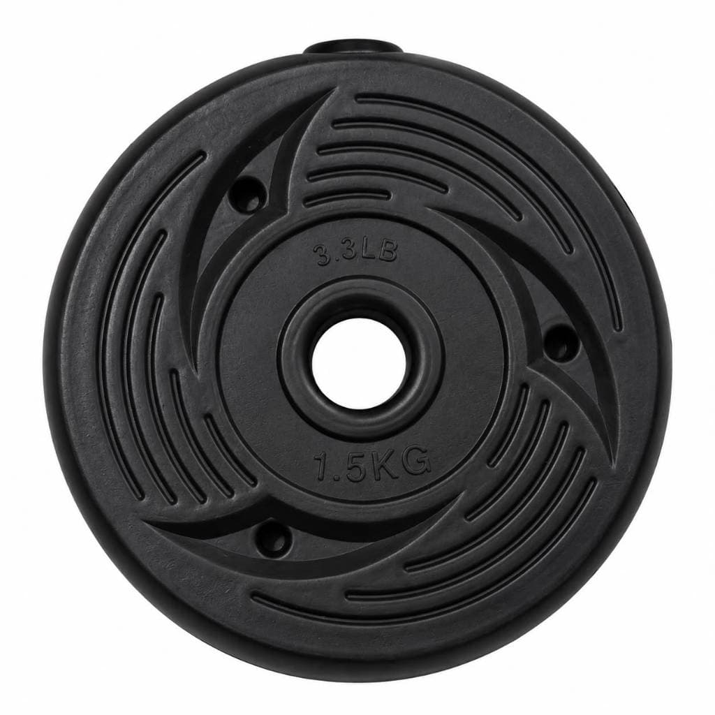 Anilha Peso 1,5kg Furo 3cm para Kit Musculação Halteres Academia