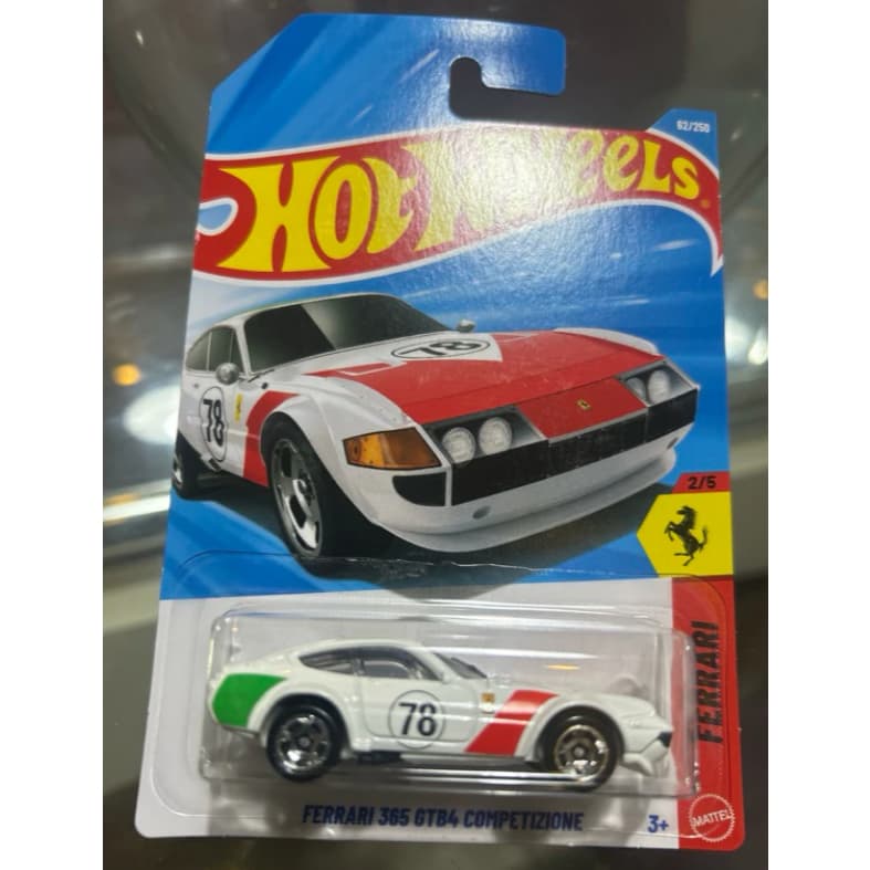 Hot Wheels Ferrari 365 GTB4 Competizone - Hw Ferrari - JJL06