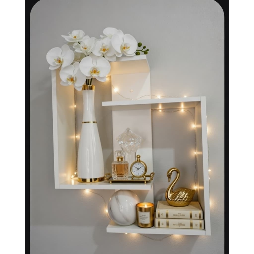 Nicho Decorativo Premium em MDF L15 — Sofisticação e Estilo para Seu Ambiente