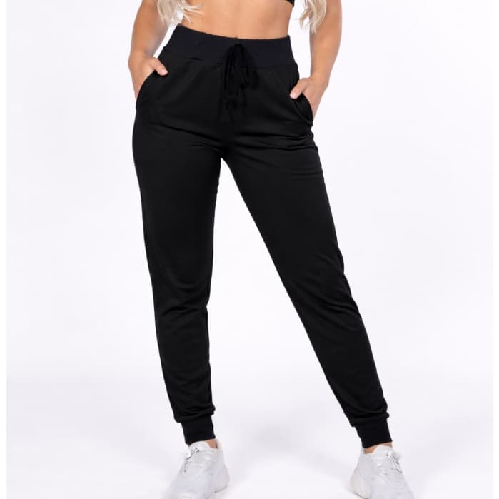 Calça Feminina Moletom Leve Jogger Peluciado Flanelado Inverno Casual Social Com Bolso
