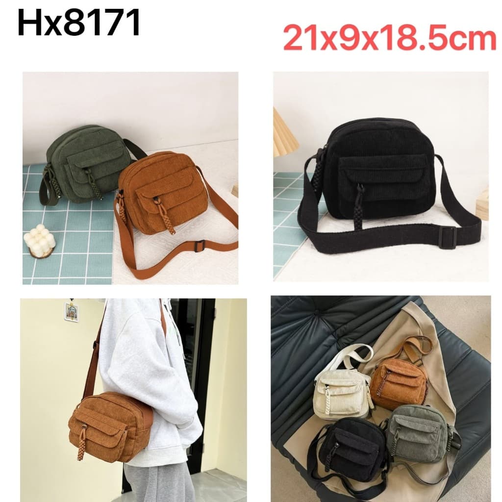 Bolsa de ombro feminina de tamanho médio com alça ajustável 8171