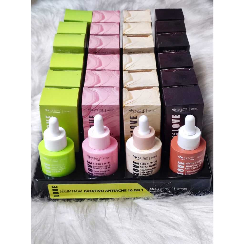 Box Kit Sérum Max Love 05 (24 und e 4 tipos de Sérum)