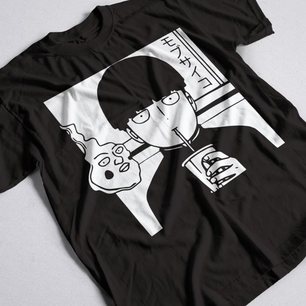 Camisa Mob Psycho 100 Unissex 100 Algodao Camiseta Anime