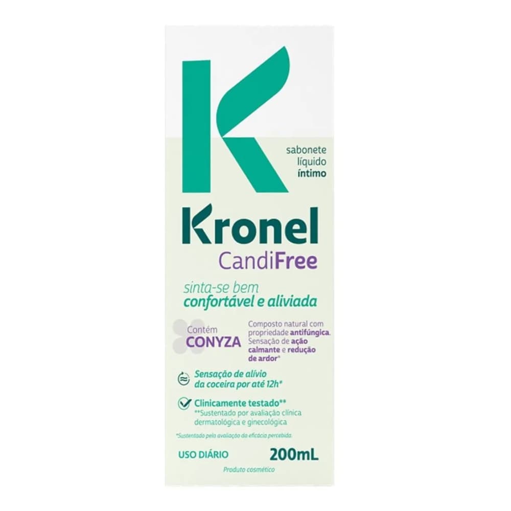 Kronel CandiFree 200ml | Sabonete Líquido Íntimo