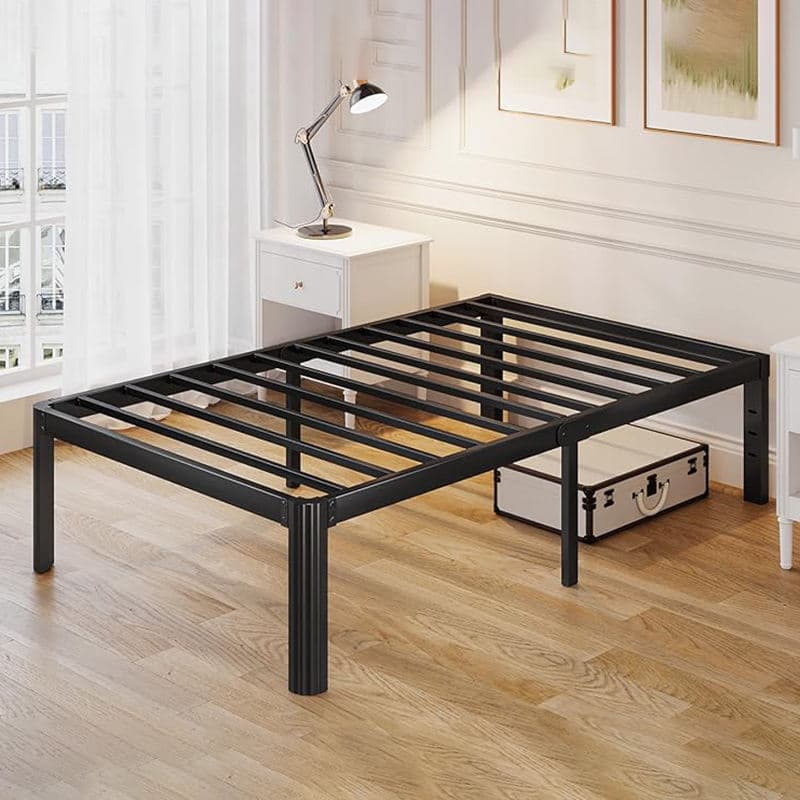 Estrado De Metal Para Cama De Casal/Cama de Solteiro, Fácil De Instalar e Dobrável Com Suportes De Ripas De Aço O17
