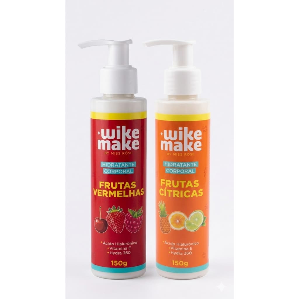 Creme Hidratante Corporal Frutas Cítricas Wike Make by Miss Rôse