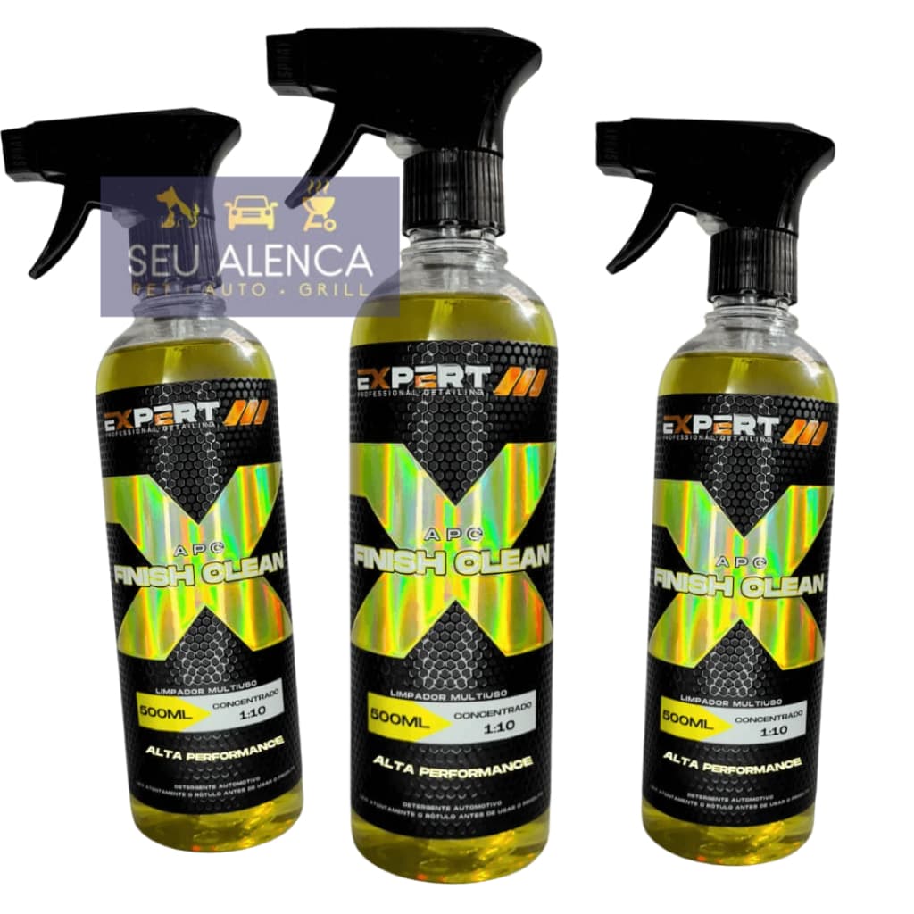 APC Expert Finish Clean 500ml - Limpador Multiuso Concentrado 1:10 bancos, painéis, portas e interno.