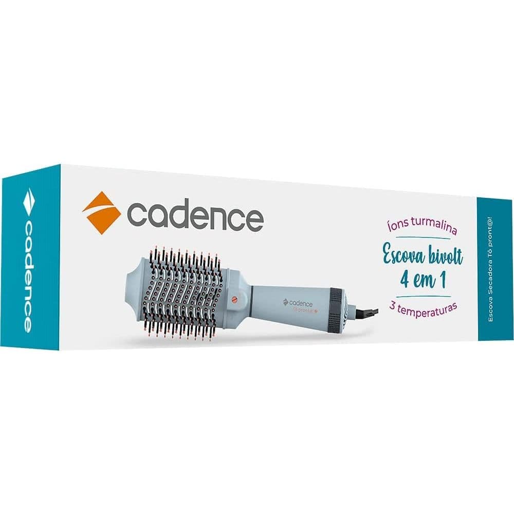 Escova Secadora Cadence 4 em 1 Escova Secadora Profissional para Cabelo