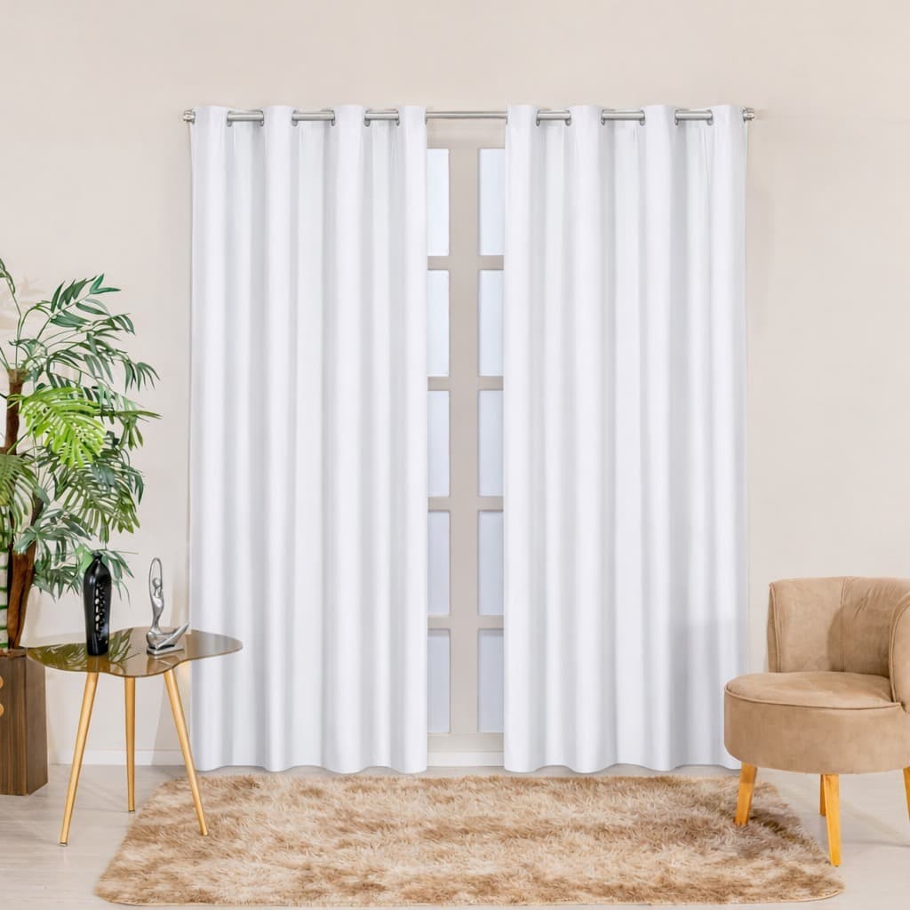 Cortina Blackout PVC Corta Luz 100% 2,80x2,30m Cortina para Sala Quarto Janela Grande