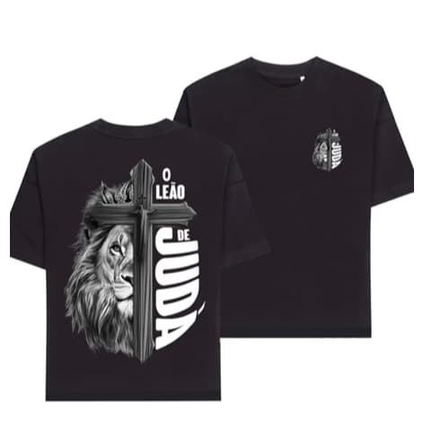 Camiseta T-shirt Feminina Estampa Gospel Cristo Malha Premium