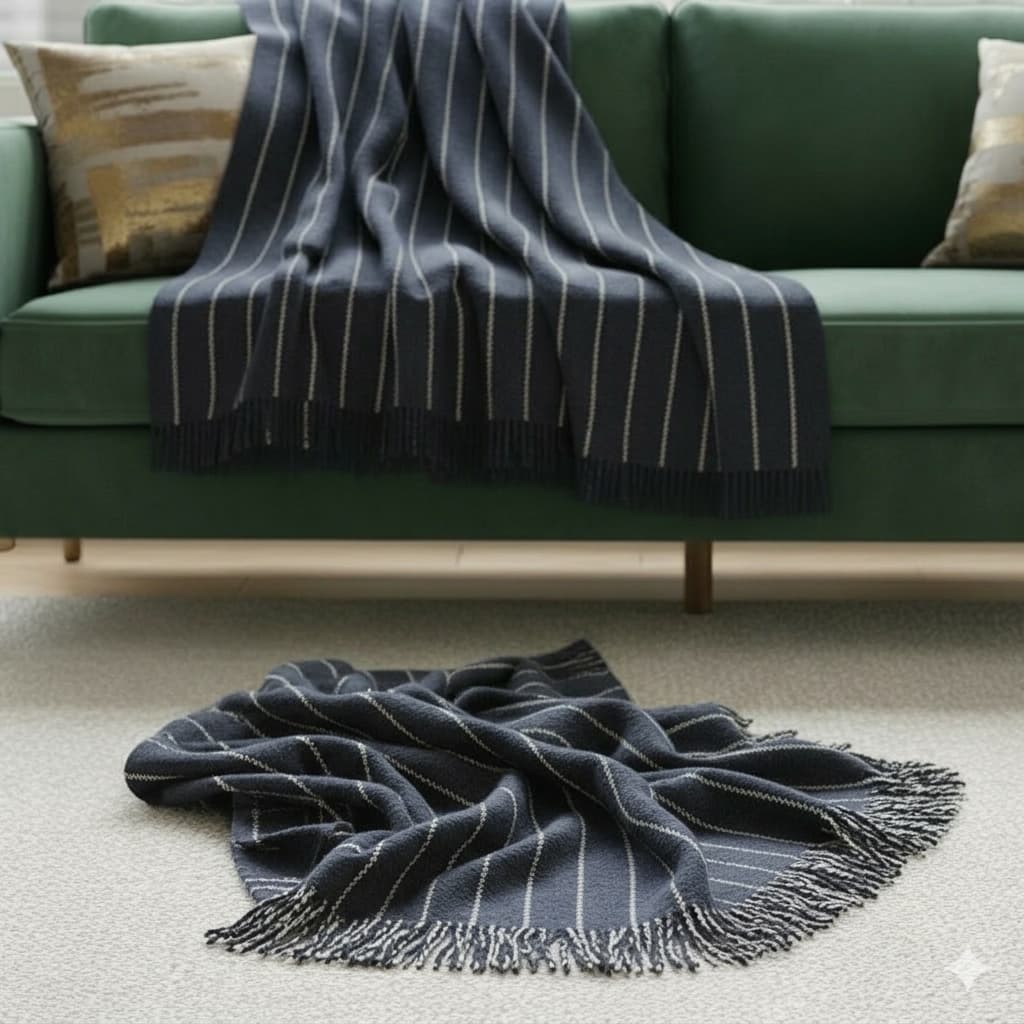 Manta Para Sofá Vestelar Gigante Decorativa 1,55x2,20m