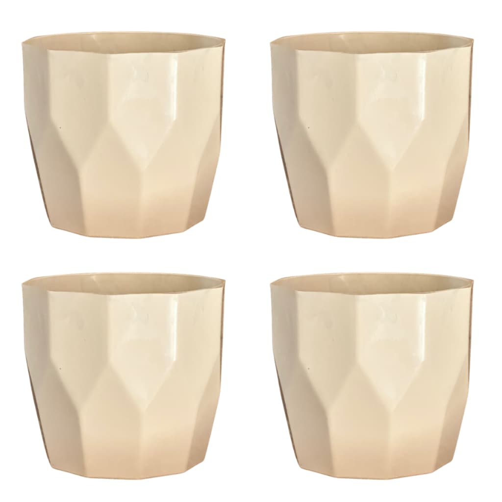 Kit 4 Vasos cachepô médio N4 decorativo para planta e flor ideal para centro de mesa casa sala
