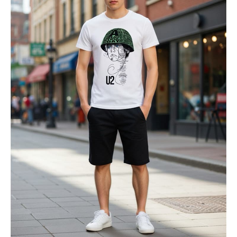 Camiseta Banda de Rock U2 Masculina Feminina Infantil01