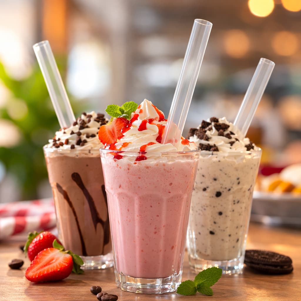 Canudo Biodegradável para Milk Shake Super 10mm - 120 unid