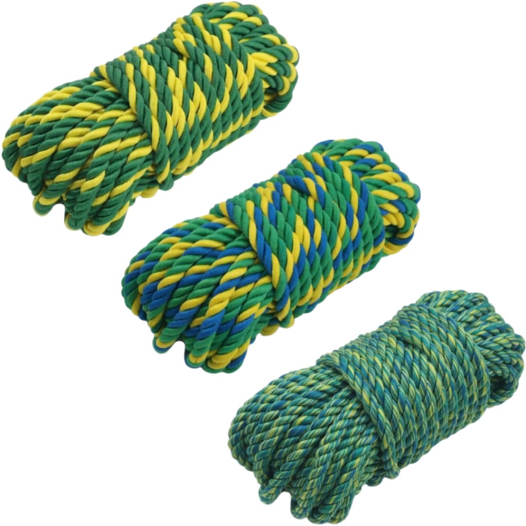 Corda/Cordão 12mm (5 Metros) São Francisco Copa Verde Amarelo Azul