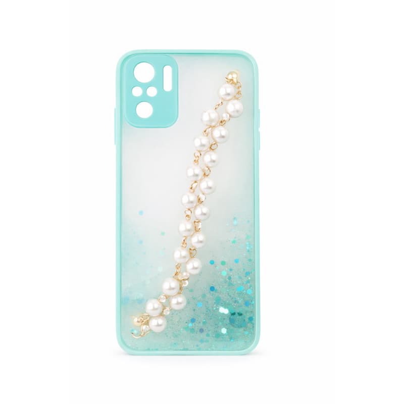 Capinha Glitter com Corrente de Pérolas G9 Play – Estilo e Proteção