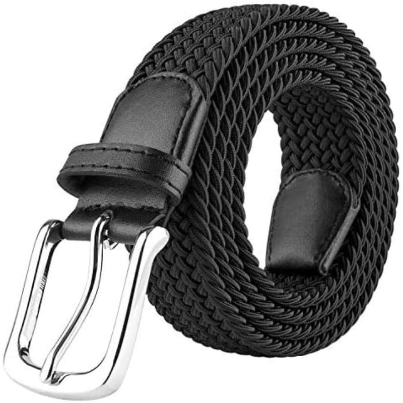 Cinto Elástico Trançado Masculino/Feminino Ajustável Casual Fivela Metal/ TAMANHO ÚNICO