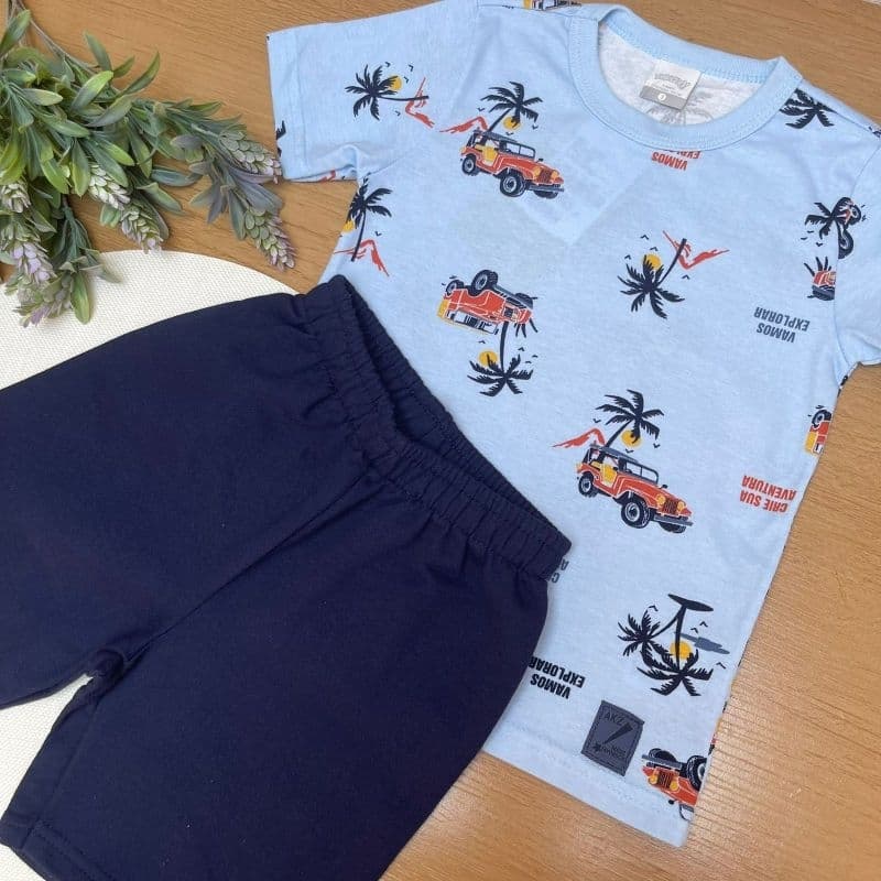 Conjunto Infantil Menino Alakazoo Tamanho 3 ao 8