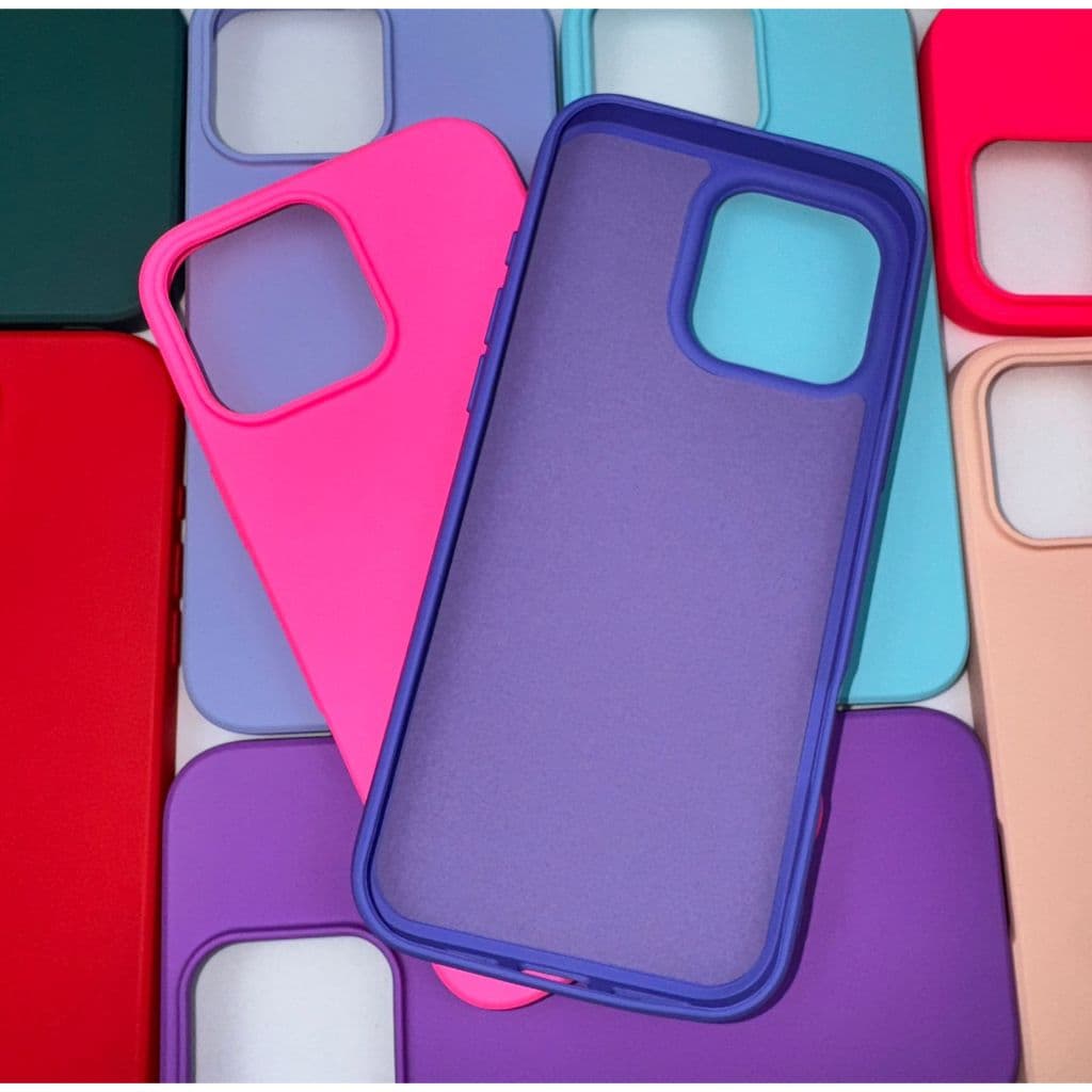 Capinha Capa Case Silicone Aveludada Para iPhone 16 Pro Max Premium Toque Macio