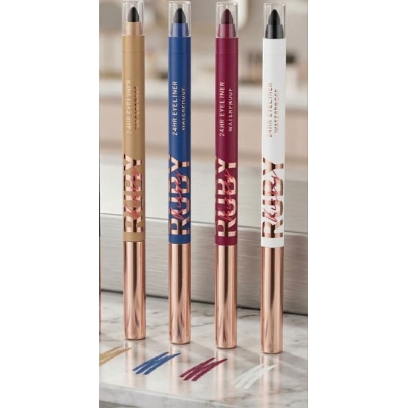 Lápis Retrátil de Olhos Ruby Kisses Intense Eyeliner Egg Shells 0,28g