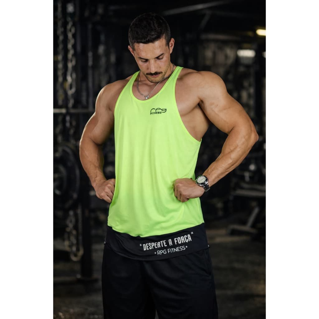 Camiseta Regata Academia Masculina Dry Fit Treino Mostruário