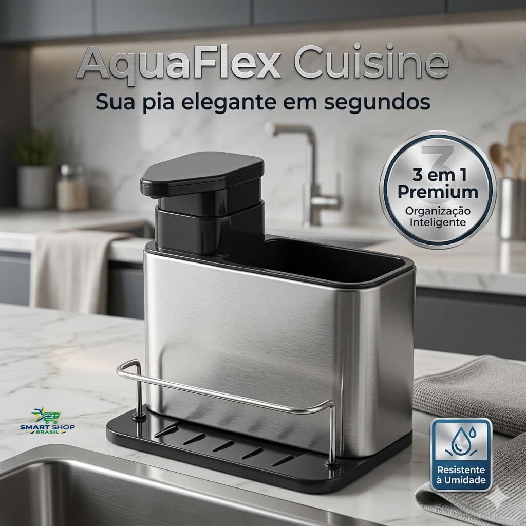 Organizador Pia Porta Detergente AquaFlex Cuisine