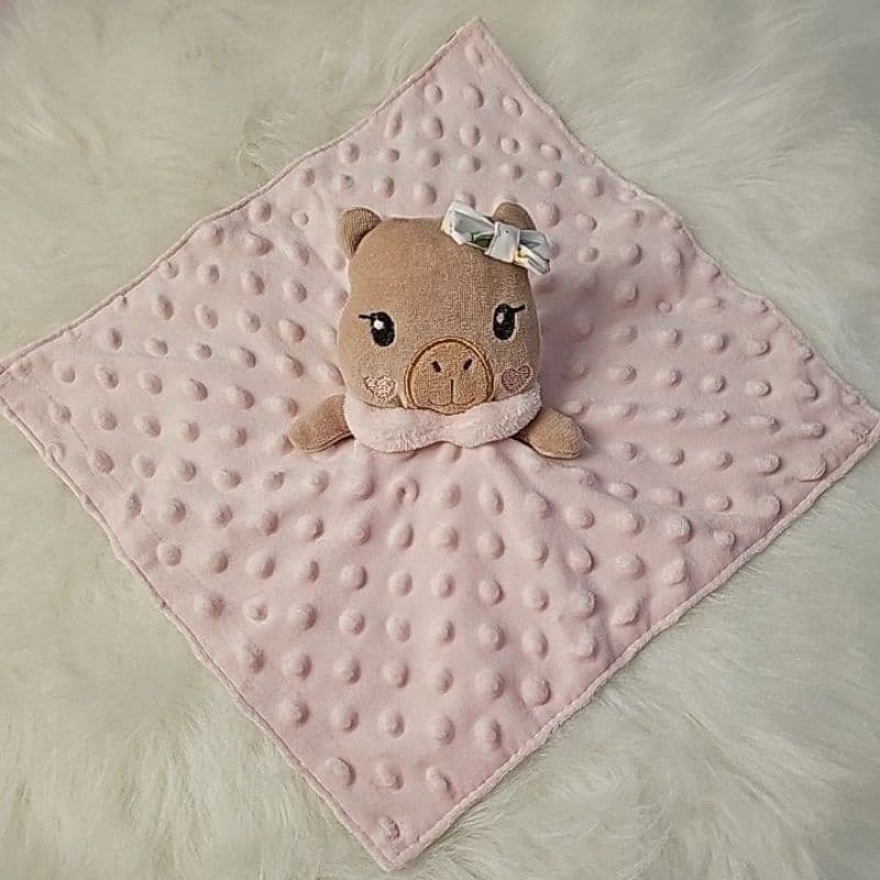 Naninha Capivara Bebê Personalizada | Naninha Mini | Presente para Recém-Nascido | Pronta Entrega