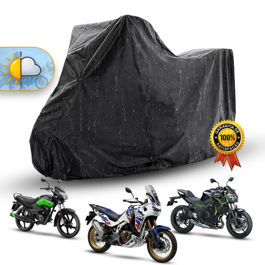 Capa Moto Impermeável Universal Proteção Sol Chuva Poeira Motocicleta Várias Variações