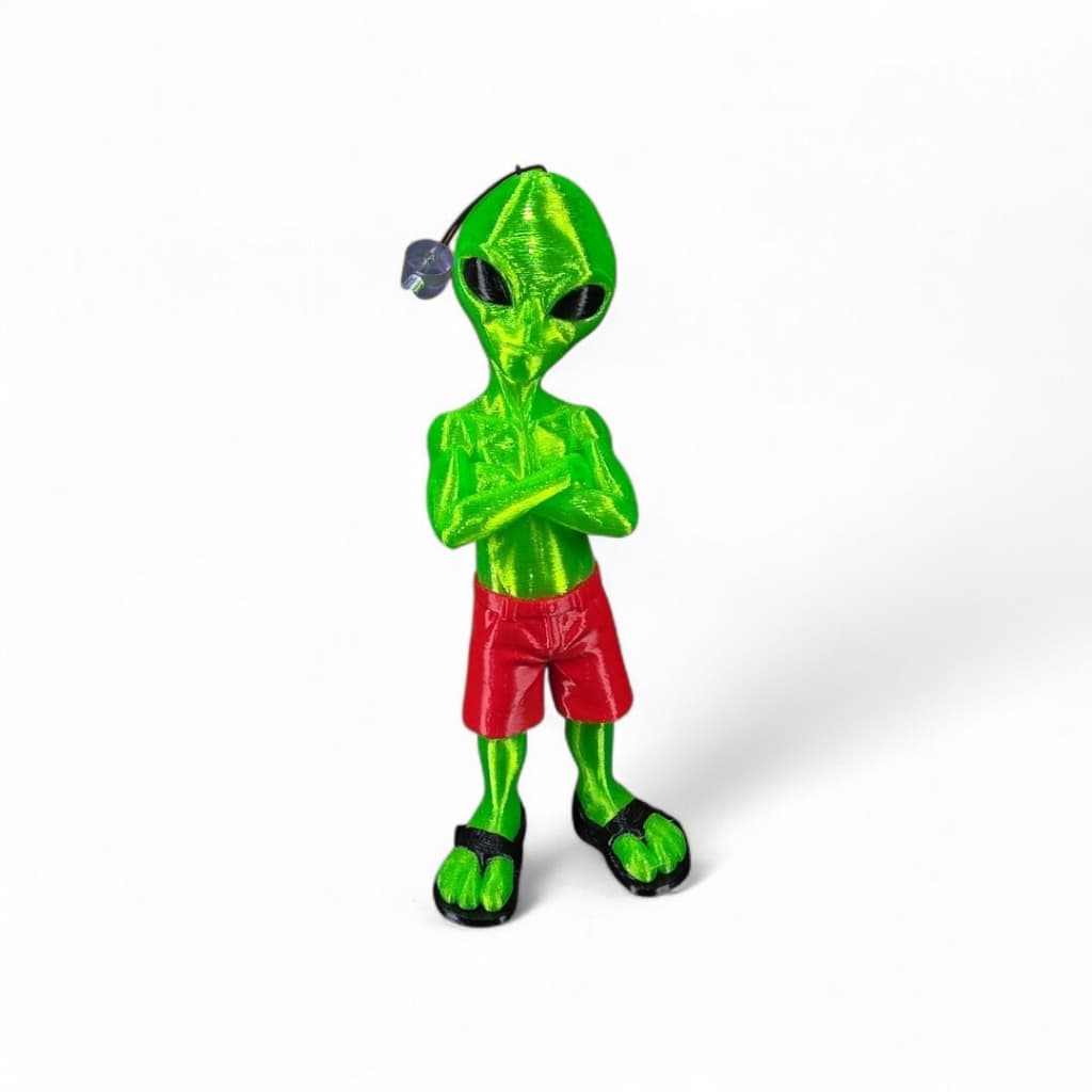 Boneco Vidro ET Alien Extraterrestre 3D Ventosa Carro Caminhão Para-brisa Especial