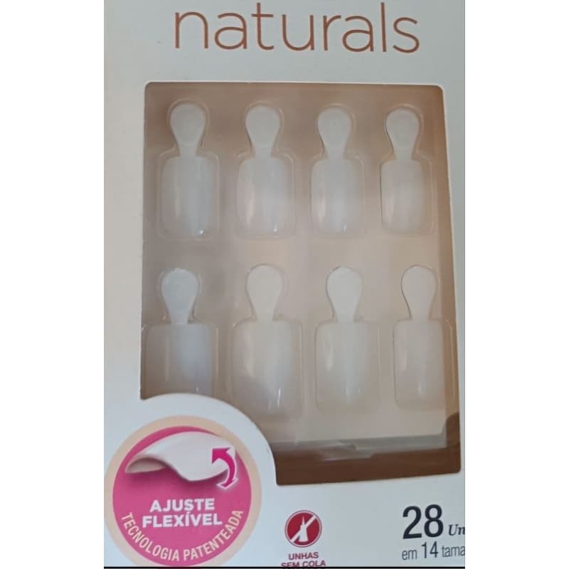 Unhas postiças (linha Salon Naturals)