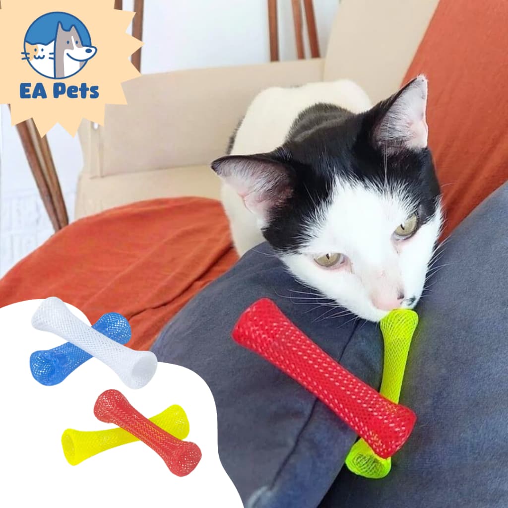 Brinquedo da Pet Games Com 4 Tubinhos Multicores Para Gato Brincar De Caçar Divertido E Interativo