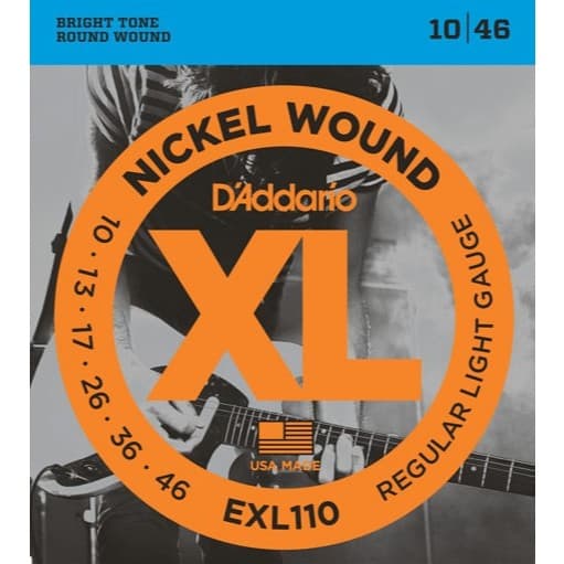 Encordoamento Daddario Para Guitarra 010 Exl110