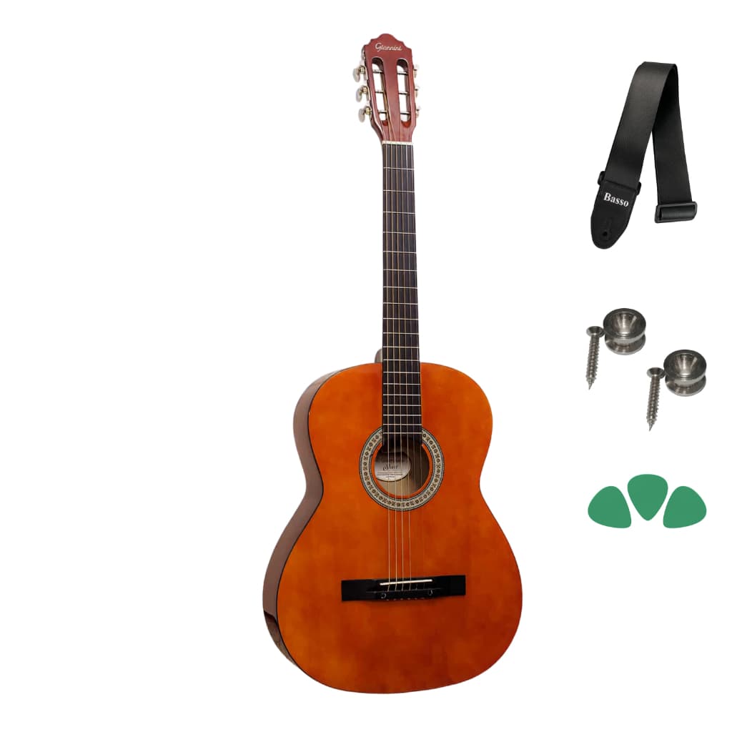 Violão Acústico Gianninistart S-14 Natural Aço Estudo