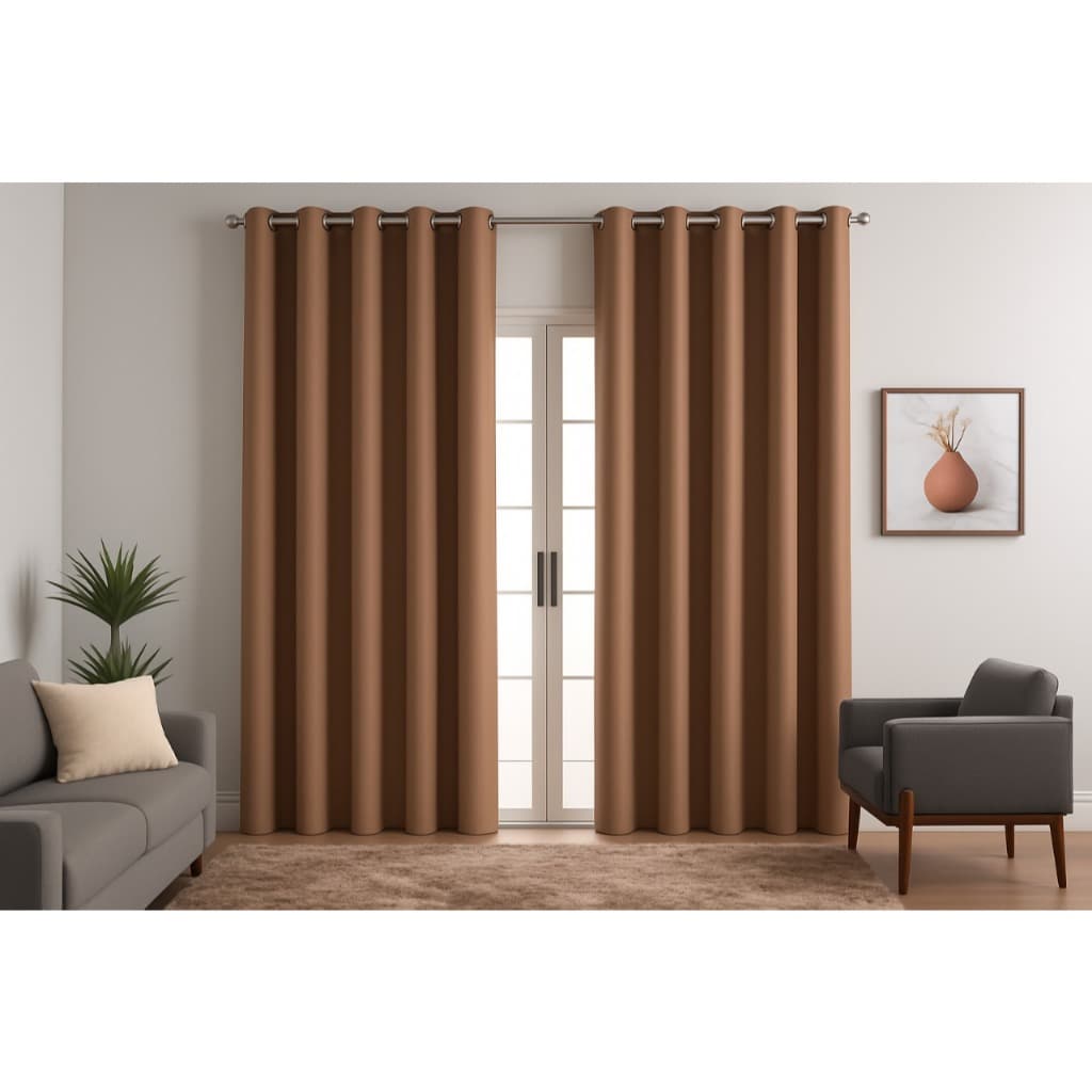 Cortina Blackout em Tecido Corta Luz Sala / Quarto/ Escritório Disponível 2m/3m/4m/5m/6m
