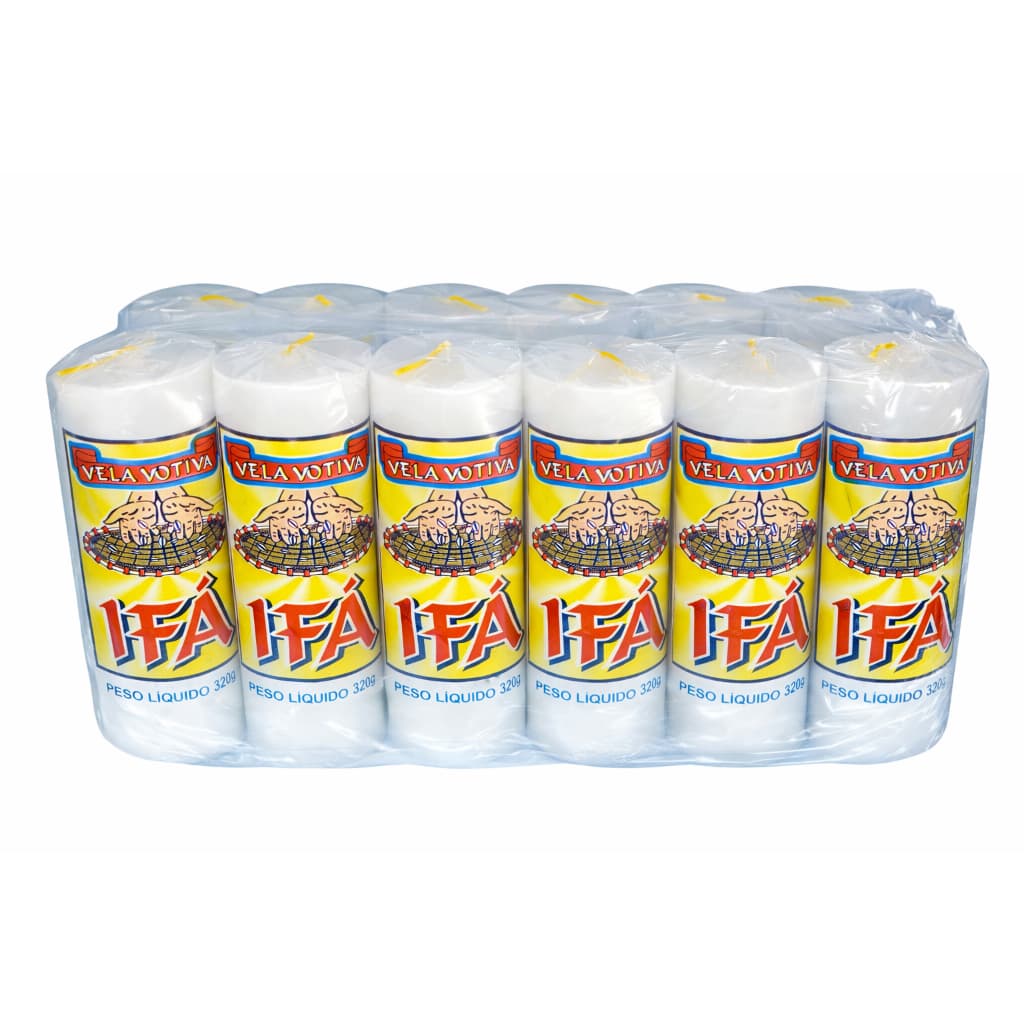 VELA BRANCA  7 dias 320G PACOTE COM 10